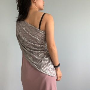 gorgeous one shoulder Greek goddess dress